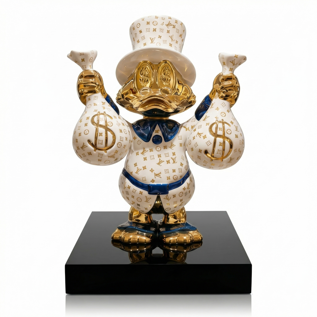 Atelier Home Gallery Billionaire McDuck™ collectible figure with detailed design and vibrant colors on a white background.