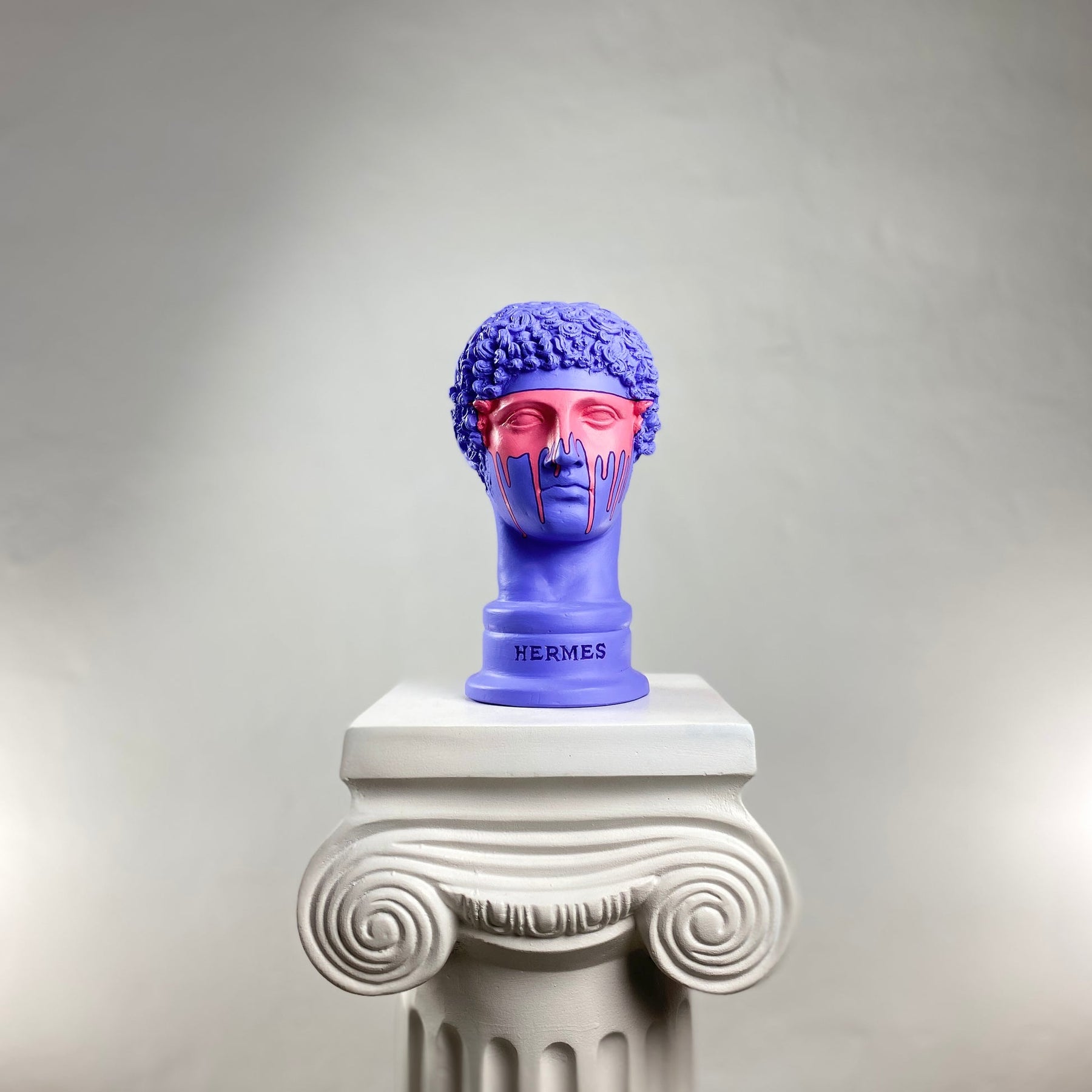 Hermes Bust - Purple