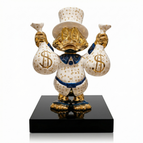Atelier Home Gallery Billionaire McDuck™ collectible figure with detailed design and vibrant colors on a white background.