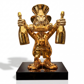 Colorful Champagne McDuck Monopoly game piece by Atelier Home Gallery, featuring a detailed cartoon duck holding a champagne glass.
