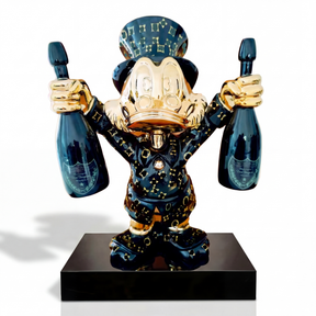 Champagne McDuck™ Monopoly game by Atelier Home Gallery featuring colorful game board and classic Monopoly pieces.