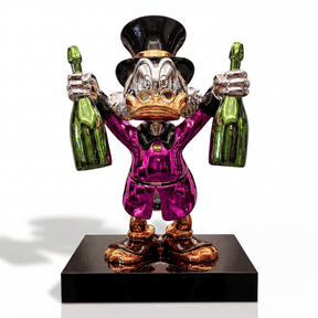 Champagne McDuck™ Monopoly game by Atelier Home Gallery featuring colorful game board and collectible pieces for family fun