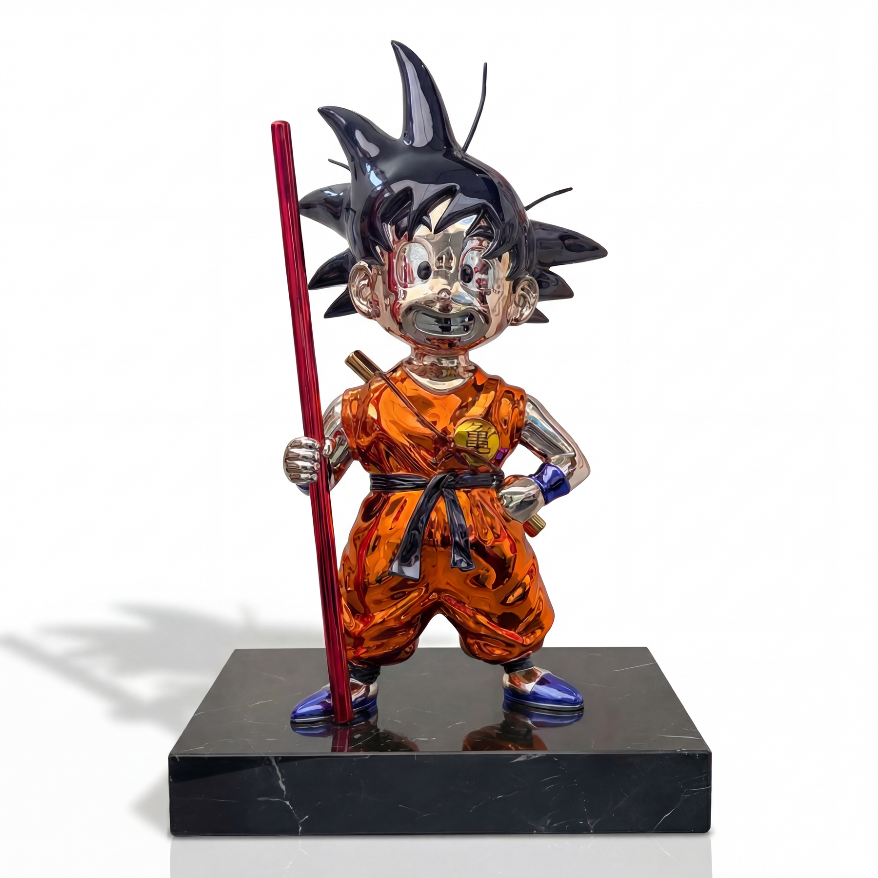 Goku™ Monopoly game by Atelier Home Gallery featuring a colorful game board with Goku-themed artwork and game pieces.