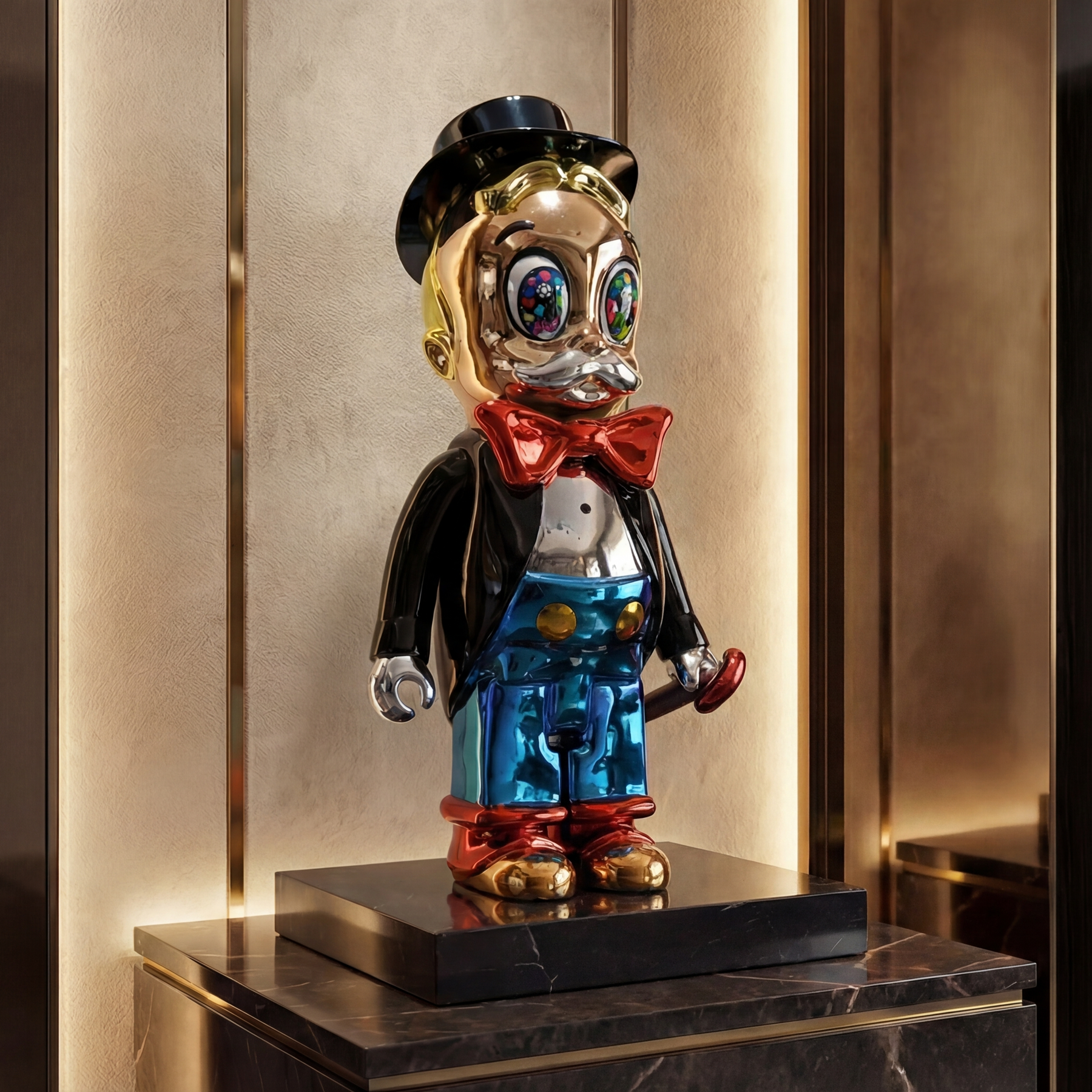 Born Rich™ Monopoly game by Atelier Home Gallery, featuring colorful game pieces and classic Monopoly board setup.