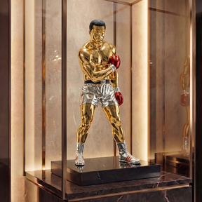 Muhammad Ali 40cm collectible figure from My Store, featuring a detailed likeness of the boxing legend in a dynamic pose.
