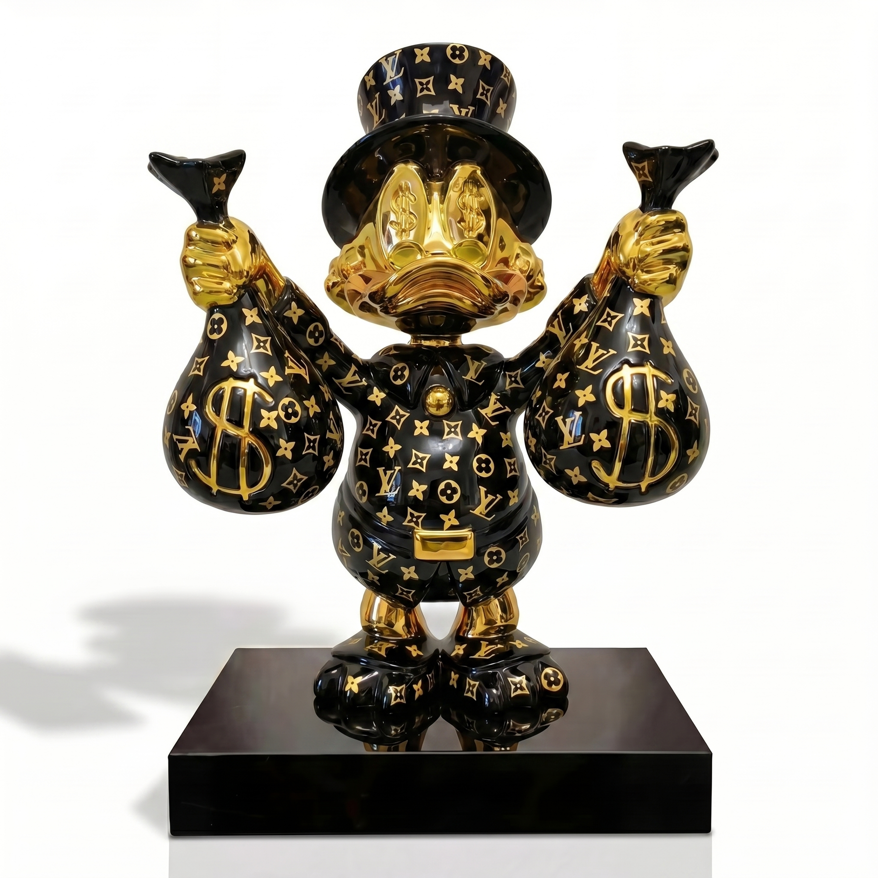 Billionaire McDuck™ collectible figure by Atelier Home Gallery, detailed character sculpture with vibrant colors and intricate features.