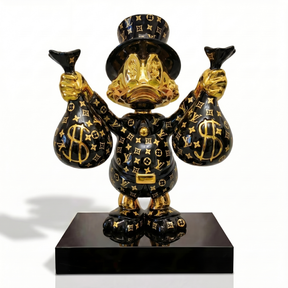 Billionaire McDuck™ collectible figure by Atelier Home Gallery, detailed character sculpture with vibrant colors and intricate features.